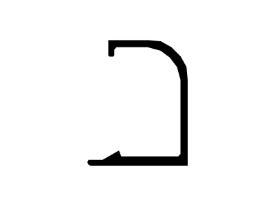 Contravidrio p/clip 12 mm.